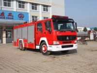 中國重汽豪沃A類泡沫消防車|豪沃單橋泡沫消防車|A類泡沫消防車